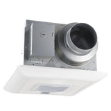 Panasonic WhisperSense Ceiling Mount Bathroom Exhaust Fan with LED Light, Motion & Humidity Sensors, 50-80-110 CFM, FV-0511VQCL1