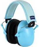 TacGuru 130 - Kids Ear Protection Earmuffs, Hearing Protection for Kids, One Size for 3-16 Yr Old, Light Turquoise