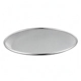 UJEAVETTE Silver SilverToned Mesh Sieve Smooth Surface Stainless Steel Plate Round Shape Stainless Steel Bowl, 20mesh Sieve