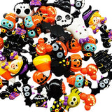 Chenkou Craft Random 20pcs Mix Lots Resin Flatback Flat Back Halloween Craft Embellishment Wizard Pumpkin Lantern Ghost Spider S