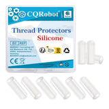 CQRobot Silicone End Caps 100pcs 4/25 Inch High Temp Protective Flexible Screw Thread Protectors Bolt Covers Screw Caps Kit for 