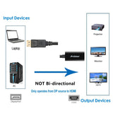 Anbear DisplayPort to HDMI Adapter, Display Port to HDMI Cable(Male to Female) for DisplayPort Enabled Desktops and Laptops Conn