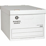 Business Source 42051 Storage File Boxes Ltr/Legal 350 lb 12Inch x15Inch x10Inch 12/CT WE