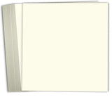 Hamilco Card Stock Scrapbook Paper 12x12 Cream Colored Cardstock 80lb Cover 25 Pack