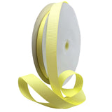 Morex Ribbon Dazzle Grosgrain Ribbon, 7/8 inch by 100 Yards, Baby Maize, 99005/00-617