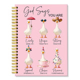 ERHACHAIJIA God Says You are Silly Goose Lined Spiral Notebook for Daughter