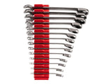 TEKTON Reversible 12Point Ratcheting Combination Wrench Set with Modular Slotted Organizer, 14Piece (619 mm) | WRC94302