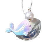 Ecomistiq Compact Whale Keychain Funny Portable Keyring Bag Pendant For Tote Car Handbag|Keyrings & Keychains|Accessories|Men