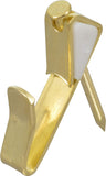 OOK 50607 Picture Hangers, Art Hangers, Brass, Reusable Picture Hooks, 20lb (30 Set)