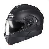 HJC C91 Solid Modular Motorcycle Helmet with HJ-17 Pinlock Shield, DOT Approved(Semi Flat Black, X-Small)