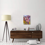 Frozen Autumn Leaves, North America-Canvas Art-18X24
