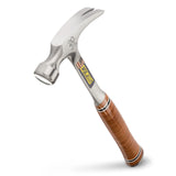 Estwing Hammer - 20 oz Straight Rip Claw with Smooth Face & Genuine Leather Grip - E20S-New