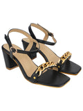 Shoetopia Girls 2211 Black Heeled Sandal - 6 Uk (Girls-2211-Black),Black,6,B0CRPDRGCH