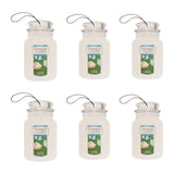 Yankee Candle Paper Car Jar, Clean Cotton (Pack of 6)