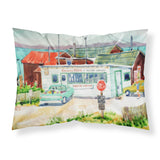 Caroline'S Treasures Tacoma Beer And Boiled Shrimp Market Fabric Standard Pillowcase 6141Pillowcase, Multicolor