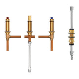 Moen 9792 TwoHandle Roman Tub Adjustable Valve with Shower Diverter, 1/2Inch CC Connection