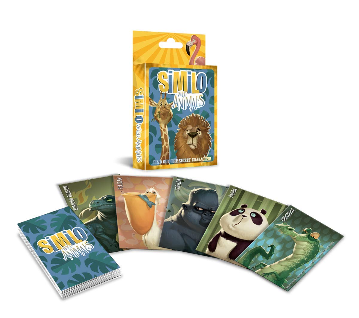 Horrible Guild Similo Wild Animals: A Fast-Playing Family Card Game - Guess The Secret Wild Animal Character, 1 Player Is The Cl