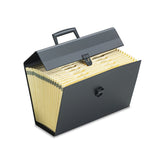 Pendaflex Portafile Expanding Organizer, 15 1/8x 10 5/8, Black (01156)