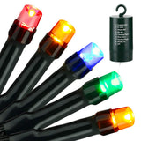 Joomer Battery Christmas Lights, 33ft 100LED Fairy Lights Battery Operated Timer 8 Modes Waterproof for Outdoor Home Garden Part