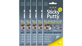 15oz Sticky Putty- Reusable Museum & Gallery Quality Adhesive Putty - Wont Dry Out, Repsitionabe (5x3oz Pack)