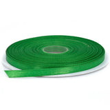 Stuffvisor Green Satin Ribbon Roll, 1/4 inch x 50 Yards, Double Face Solid Color, Thick and Durable, 100% Polyester for Gift Wra