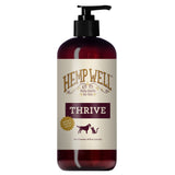 Hemp Well Thrive Oil for Dogs and Cats - Supports Hip, Joint, and Heart Health, Promotes Immune System, and Promotes Healthy Ski