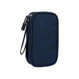 Thea Electronics Travel Organizer Multifunctional For Flash Drive Cords Usb Drive 2 Layer Blue | Storage Bags | Home Organizatio