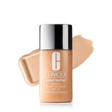 Clinique Even Better Makeup Liquid Foundation SPF 15 With Vitamin C For Dry + Oily Combination Skin Types | Medium Coverage + Na
