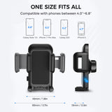 Cell Phone Holder for Car, CD Slot Car Phone Mount, One Button Release Easy Installation CD Player Car Phone Holder Mount Compat