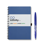 Rays Of Ink Infinity Pro Rewritable, Reusable & Erasable Notebook | 80 Waterproof Pages | EcoFriendly Wirebound Notebook With