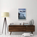 Hubbard Glacier Encroaching On Gilbert Point, Wrangell-St. Elias National Park, Alaska-Paper Art-26,,X38,,