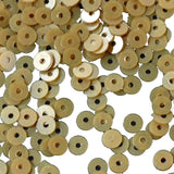 The Design Cart Dull Transparent Centrehole Circular Sequins, 200 Grams, 4 mm Sequins for Embroidery Work, Jewellery Making, Des