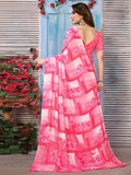 Satrani Womens Pure Georgette Saree (3112S2158N_Pink11)