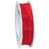 Morex Ribbon French Wired Lyon Ribbon, 1-Inch by 27-Yard Spool, Red (46425/25-609)