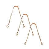 Nurpi Copper Zig Zag Design Tongue Cleaner For Bad Breath Fresh Breath & Bacteria Removal Improves Taste For Men And Women (Pa
