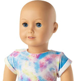 American Girl Truly Me 18-Inch Doll #105 With Blue Eyes, Without Hair, Light-To-Medium Skin, T-Shirt Dress, For Ages 6+