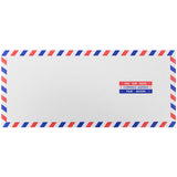 JAM PAPER #10 Airmail Envelopes 4 1/8 x 9 1/2 White 50/Pack