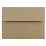 JAM PAPER A6 Premium Invitation Envelopes - 4 3/4 x 6 1/2 - Brown Kraft Paper Bag - Bulk 250/Box