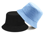 Jazaa|Az| Canvas Bucket Hat For Women Men Teens Reversible Summer Beach Sun Hat Packable Fisherman Cap For Travel Outdoor Hiking