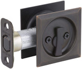 Kwikset 335SQT11P Privacy Pocket Door Locks, Venetian Bronze