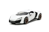 HyperSpec 1:24 W Motors Lykan Hypersport Diecast Car White, Toys for Kids and Adults