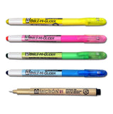 G.T. Luscombe Company, Inc. Accu-Gel/Pigma Micron Bible Marking Study Kit | No Bleed Solid Gel Ink Highlighter & Pigmented Ink |