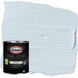 Glidden Interior Paint + Primer: Blue/Breakwater, One Coat, Semi-Gloss, 1-Quart