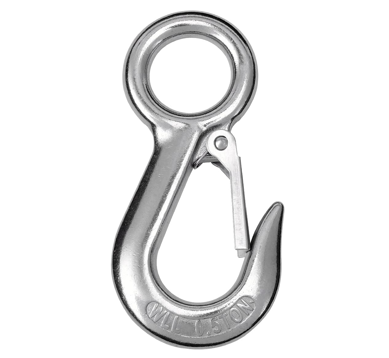 Alele 0.5T Crane Scale Grab Hooks,Slip Hooks,Stainless Steel Lifting Hook Rigging Accessory (Grab Hooks 500kg)