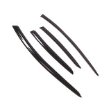 TuningPros Outside Mount Window Vent Visors Rain Guards Compatible with Toyota Prius C 2016-2018 | Side Window Wind Deflectors R