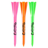 Performance 2.75 Plastic Golf Tees, Neon Mix, 30 Pack