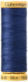 Gutermann Natural Cotton Thread 110 YardsMidnight Blue