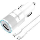 35W USB C Fast Car Charger [Apple MFi Certified] for iPhone 14 Pro/14 Pro Max/14+, iPhone 13/12/11/Mini/XS/XR/8/SE, iPad, 20W PD