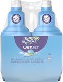 Swiffer WetJet Floor and Hardwood Multi-Surface Cleaner Solution Refills, Open Window Fresh Scent, 1.25L (Pack of 2)