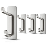 Self Adhesive Wall Hooks for Hanging: Extra Strong 13 LB, Hook for Coat, Towel in Bathrooms, Shower, Kitchen, Wall, Door Hook, N